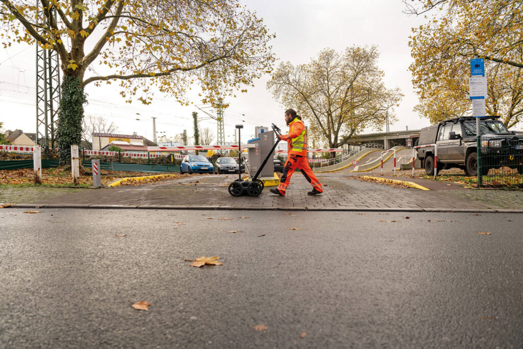 scan arbeiten zum lokalisieren von bestandsleitungen in bochum